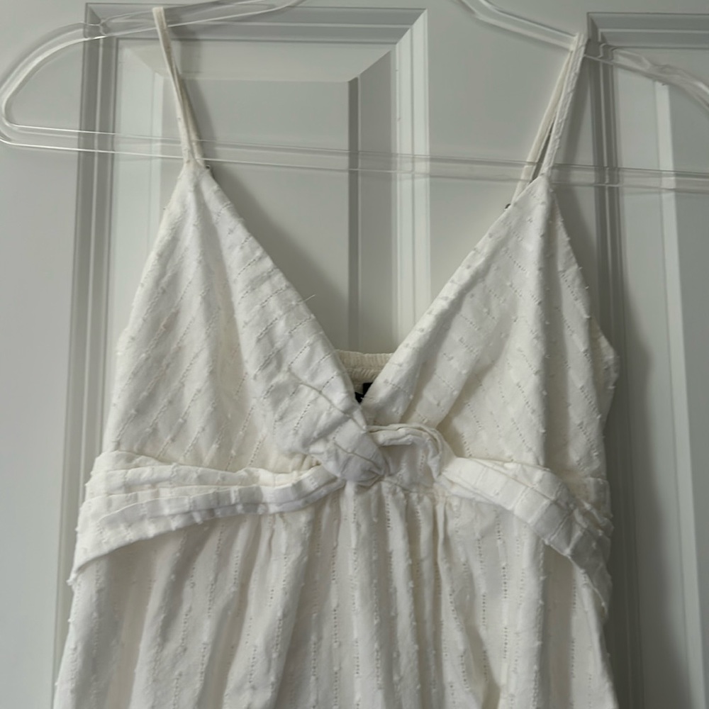 Banana republic white Swiss dot maxi dress